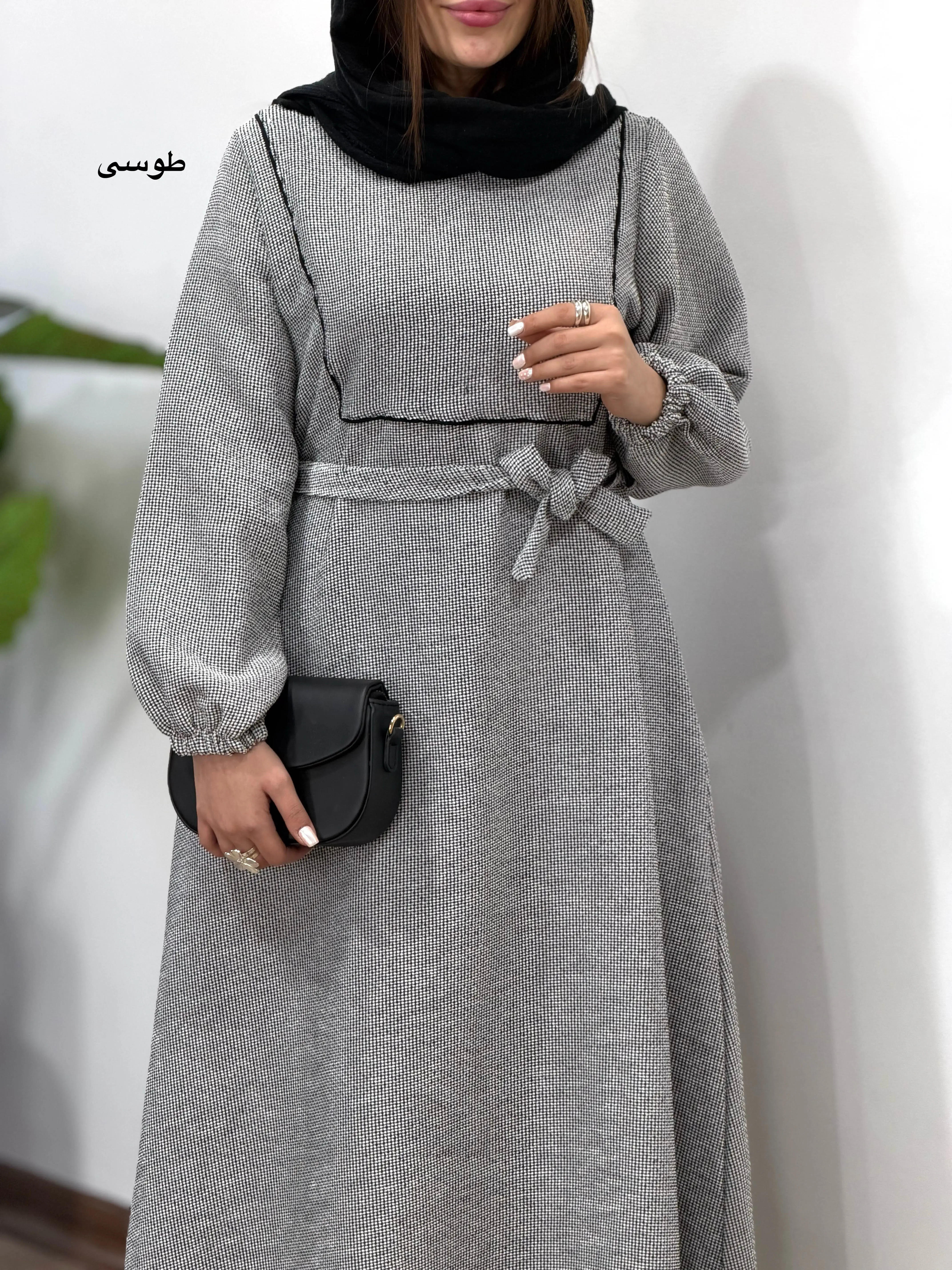 پیراهن مانتویی لمروز الیزا